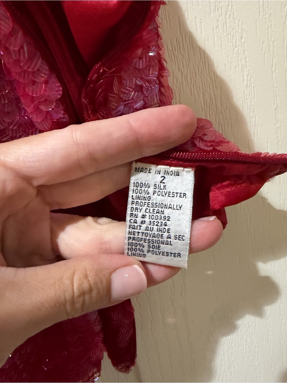 VINTAGE Emma Black Hot Pink Sequin Camisole - Picture 7 of 15